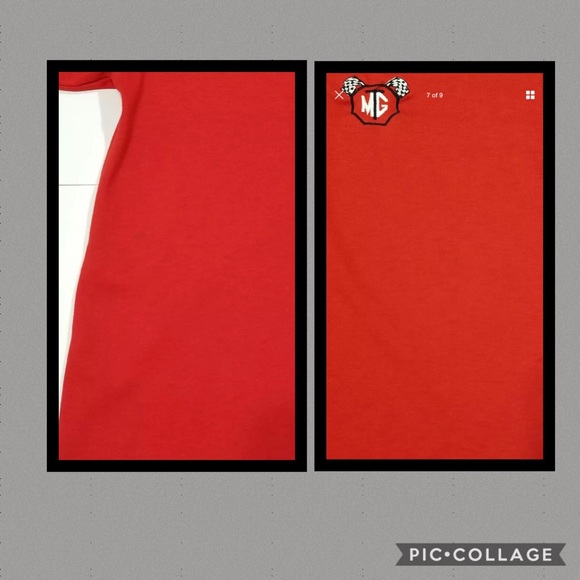 Vtg MG Midget T Type Polo Shirt Screen Mates Lg - Picture 5 of 6